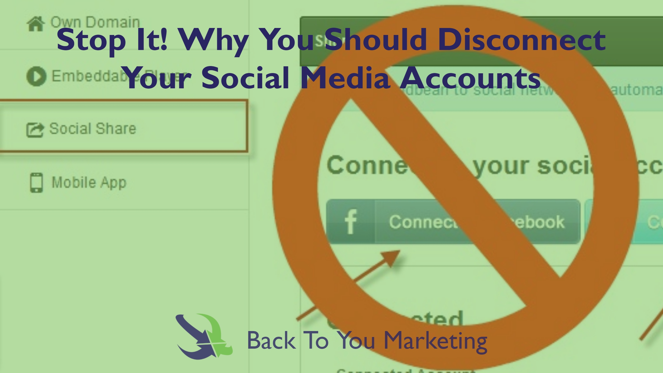 Disconnect Social Media